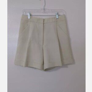 3.1 Phillip Lim Cream Pleated Shorts, Size 2, EUC